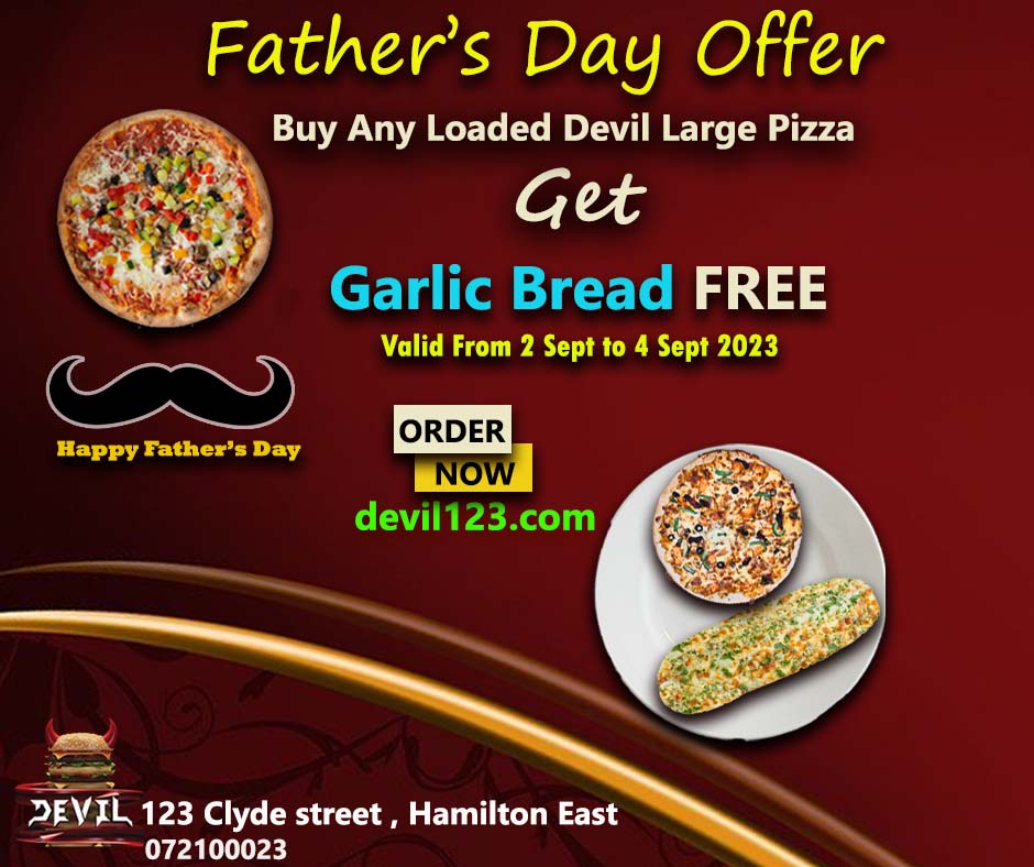 Buy Any Large Pizza Get Garlic Bread FREE